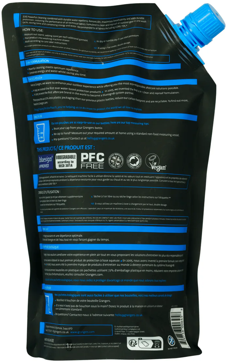 Grangers Wash and Repel Clothing 2in1 - 1L