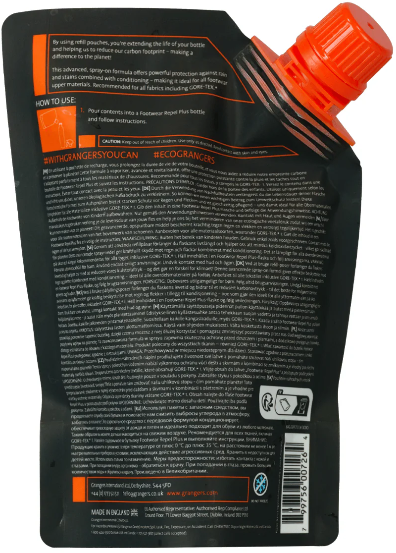 Grangers Footwear Repel Plus Eco Refill-1