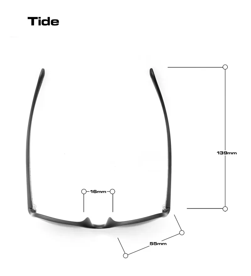 BLOC Tide Sunglasses - Matt Black-Blue Mirror-1