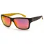 BLOC Riser Sunglasses - Matt Black-Yellow Red Mirror