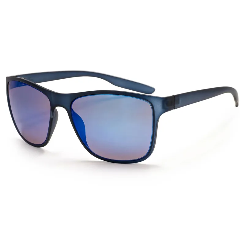 BLOC Cruise 2 Sunglasses - Crystal Grey-Blue Mirror