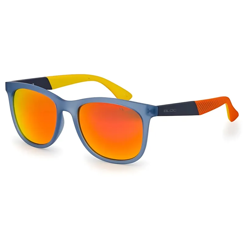 BLOC Fiji Sunglasses - Blue-Red Mirror