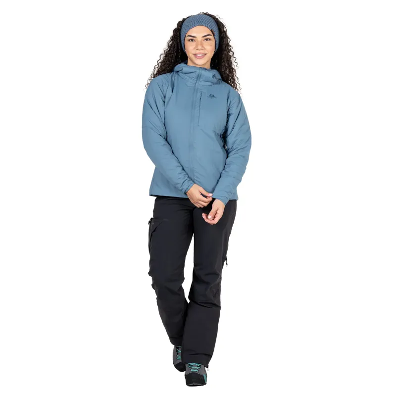 Mountain Equipment Womens Intra Light Hooded Jacket - Stellar Blue-2