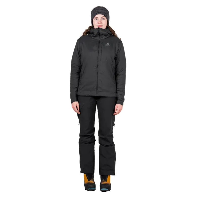 Mountain Equipment Womens Intra Light Hooded Jacket - Black-1