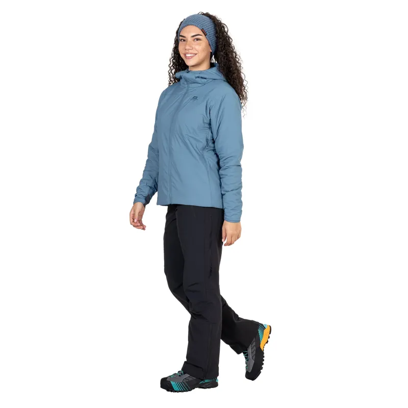 Mountain Equipment Womens Intra Light Hooded Jacket - Stellar Blue-3