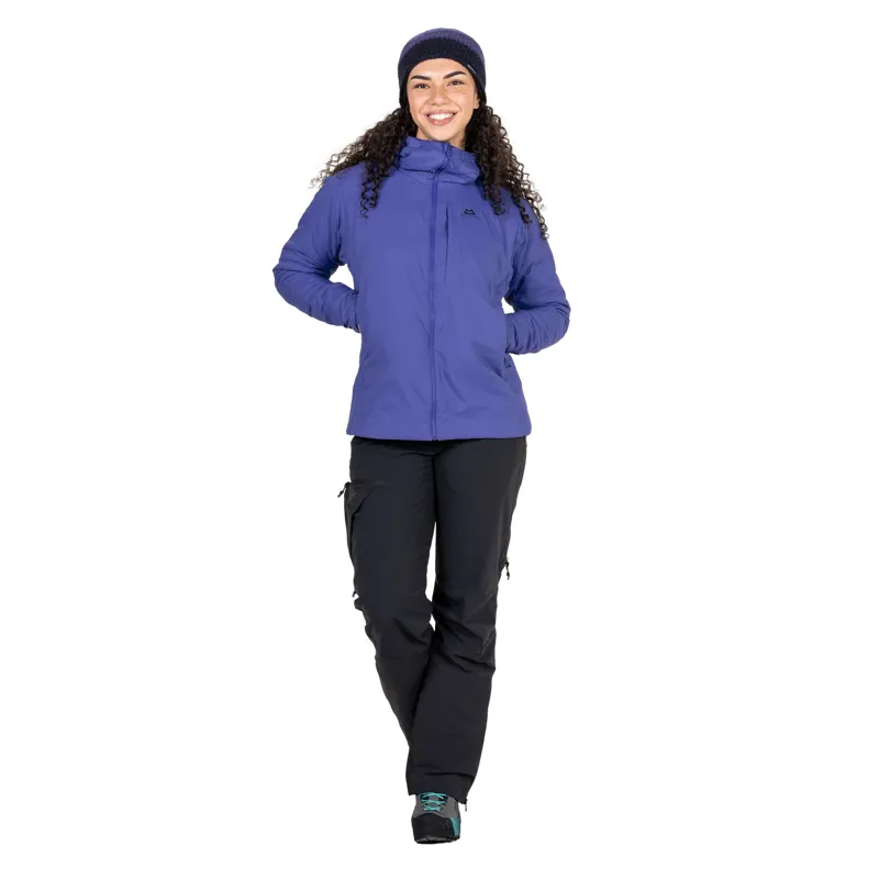 Mountain Equipment Womens Intra Light Hooded Jacket - Clematis-2