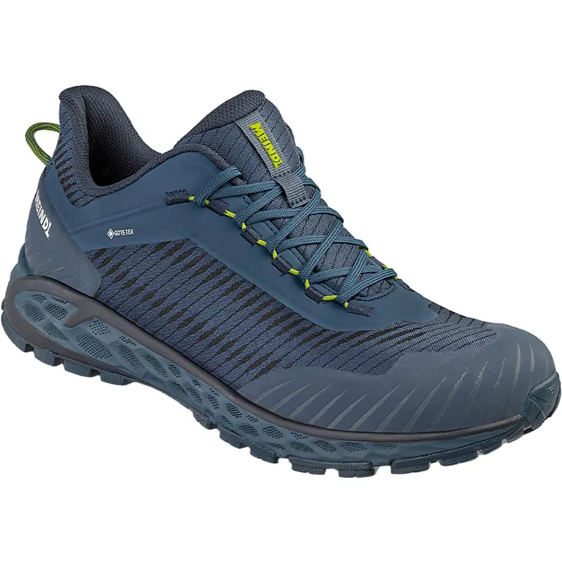 Meindl Mens Power Walker 4.2 Shoes - Midnight Blue-Yellow