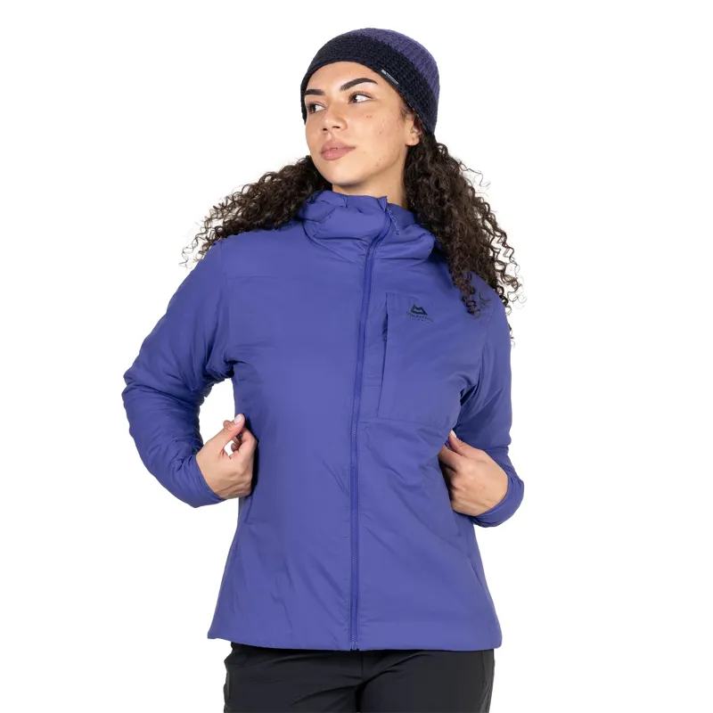 Mountain Equipment Womens Intra Light Hooded Jacket - Clematis-8