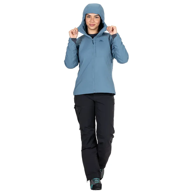 Mountain Equipment Womens Intra Light Hooded Jacket - Stellar Blue-8