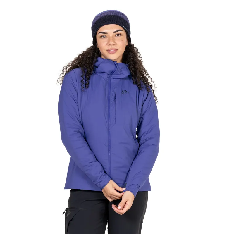 Mountain Equipment Womens Intra Light Hooded Jacket - Clematis-9