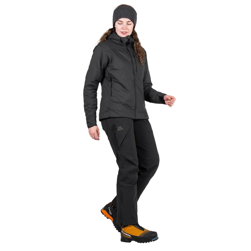 Mountain Equipment Womens Intra Light Hooded Jacket - Black-5