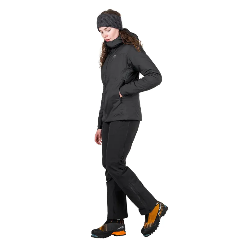 Mountain Equipment Womens Intra Light Hooded Jacket - Black-4