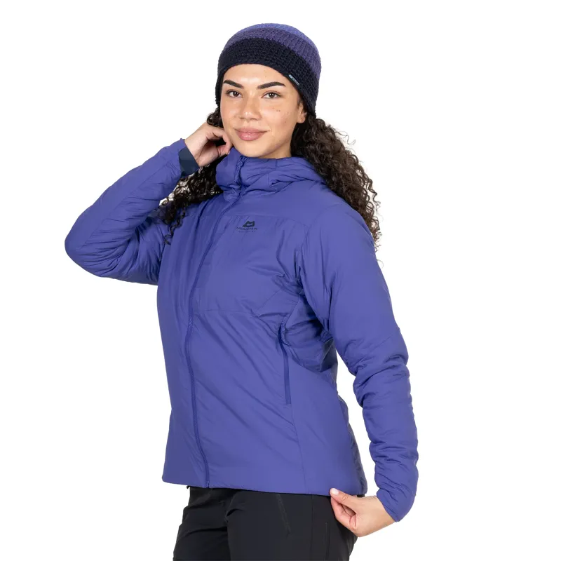 Mountain Equipment Womens Intra Light Hooded Jacket - Clematis-11