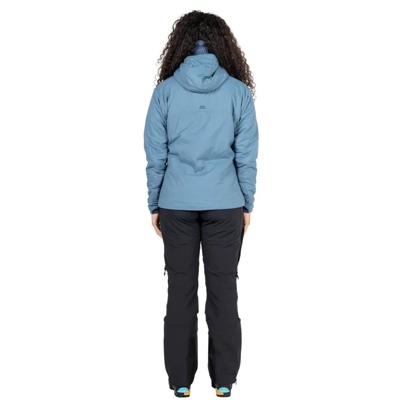 Mountain Equipment Womens Intra Light Hooded Jacket - Stellar Blue-6