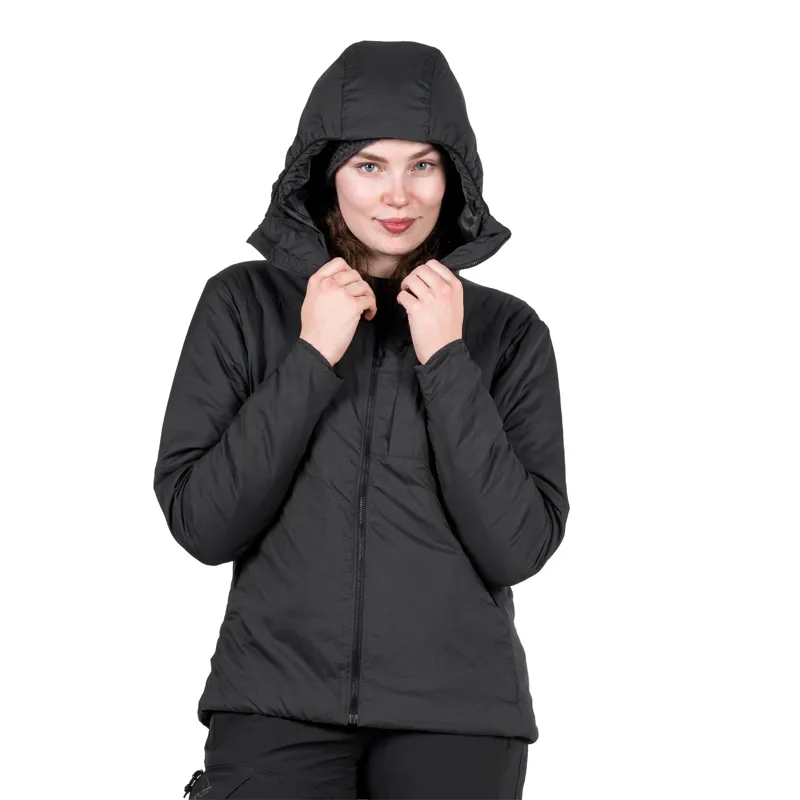 Mountain Equipment Womens Intra Light Hooded Jacket - Black-11