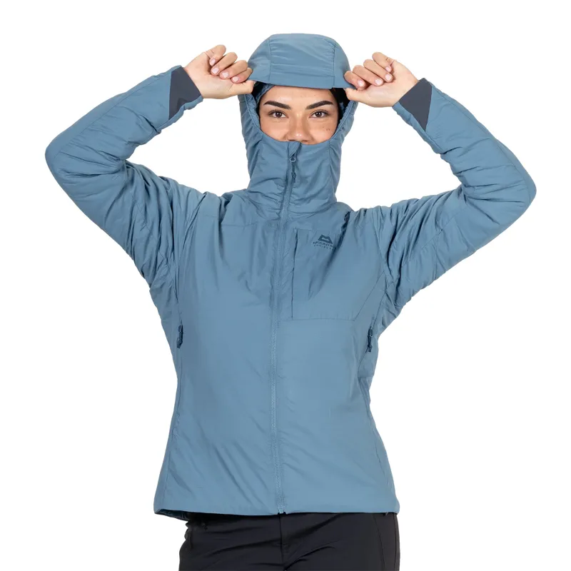Mountain Equipment Womens Intra Light Hooded Jacket - Stellar Blue-12