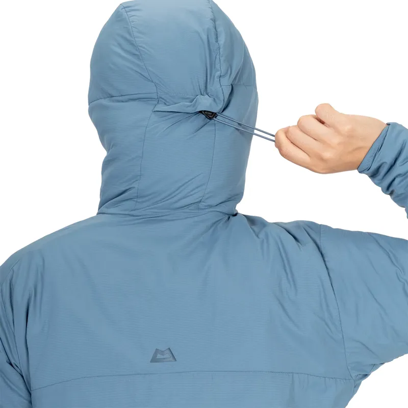 Mountain Equipment Womens Intra Light Hooded Jacket - Stellar Blue-13