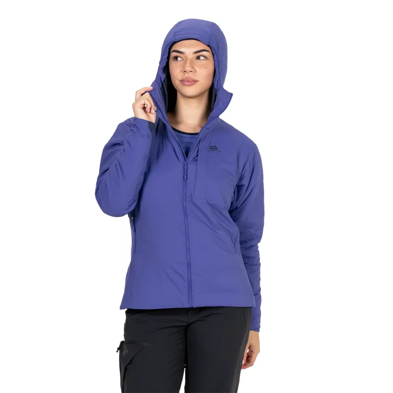 Mountain Equipment Womens Intra Light Hooded Jacket - Clematis-10