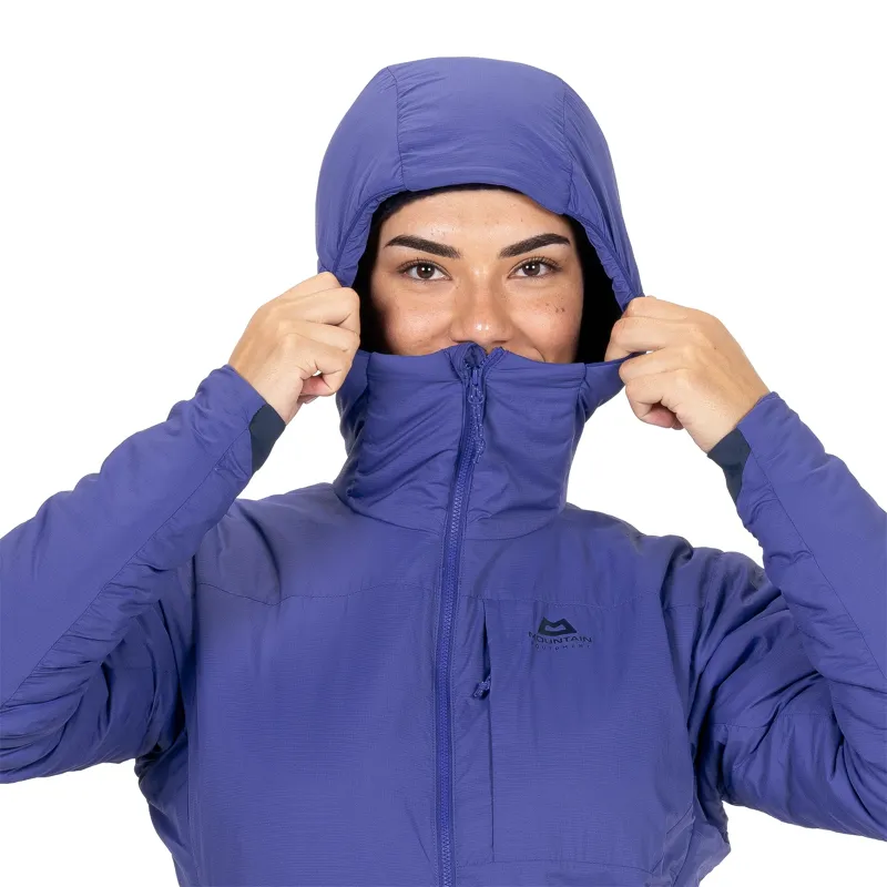 Mountain Equipment Womens Intra Light Hooded Jacket - Clematis-13