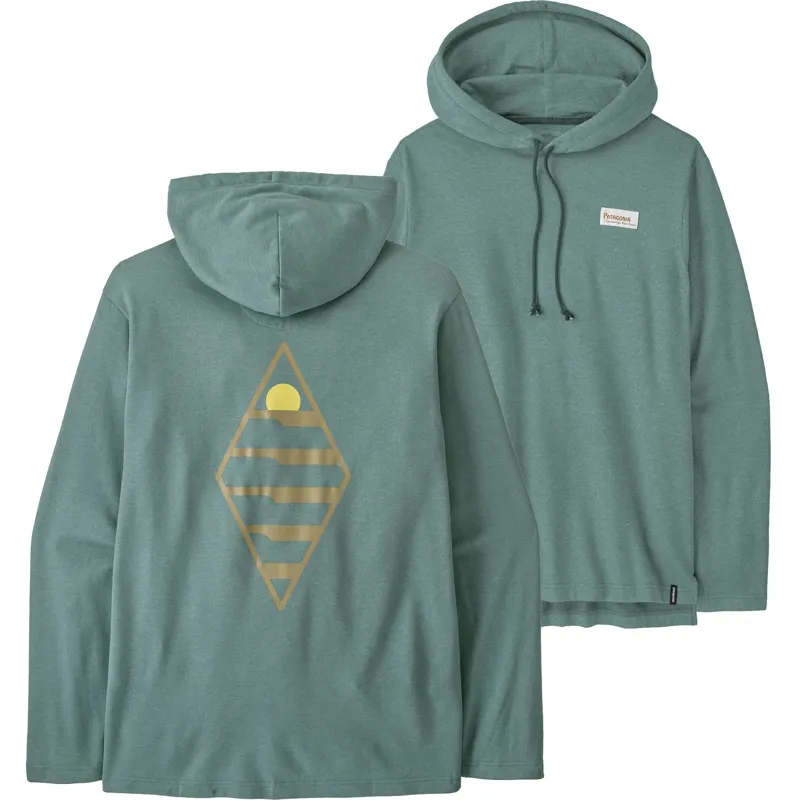 Patagonia Mens Lightweight Water People Sets Wildrise Hoody - Blue Sage
