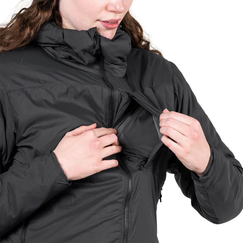 Mountain Equipment Womens Intra Light Hooded Jacket - Black-13