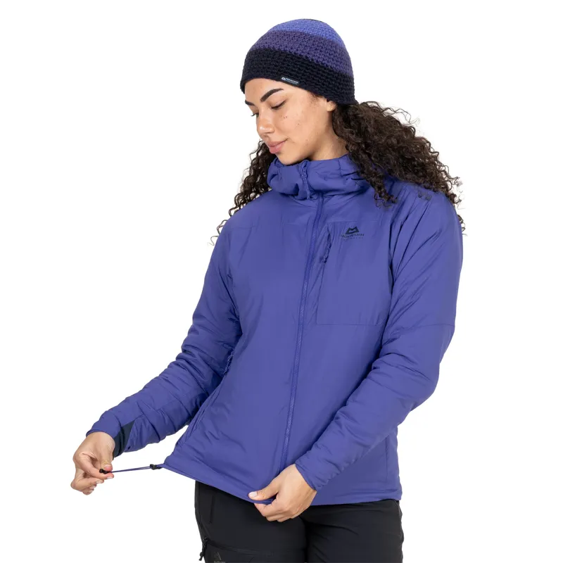 Mountain Equipment Womens Intra Light Hooded Jacket - Clematis-12