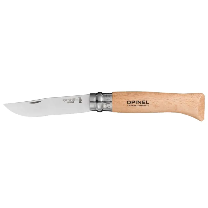 Opinel No.8 Stainless Steel Knife with Sheath Gift Set-3