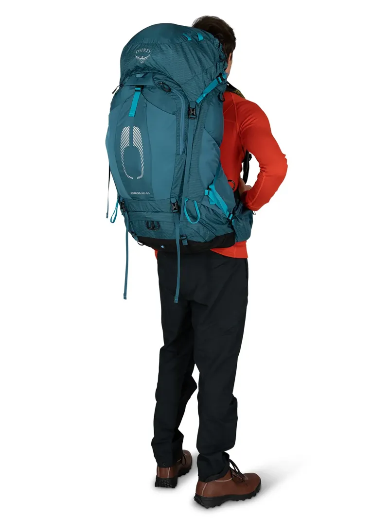 Osprey Mens Atmos AG 65 Rucksack - Mythical Green-7