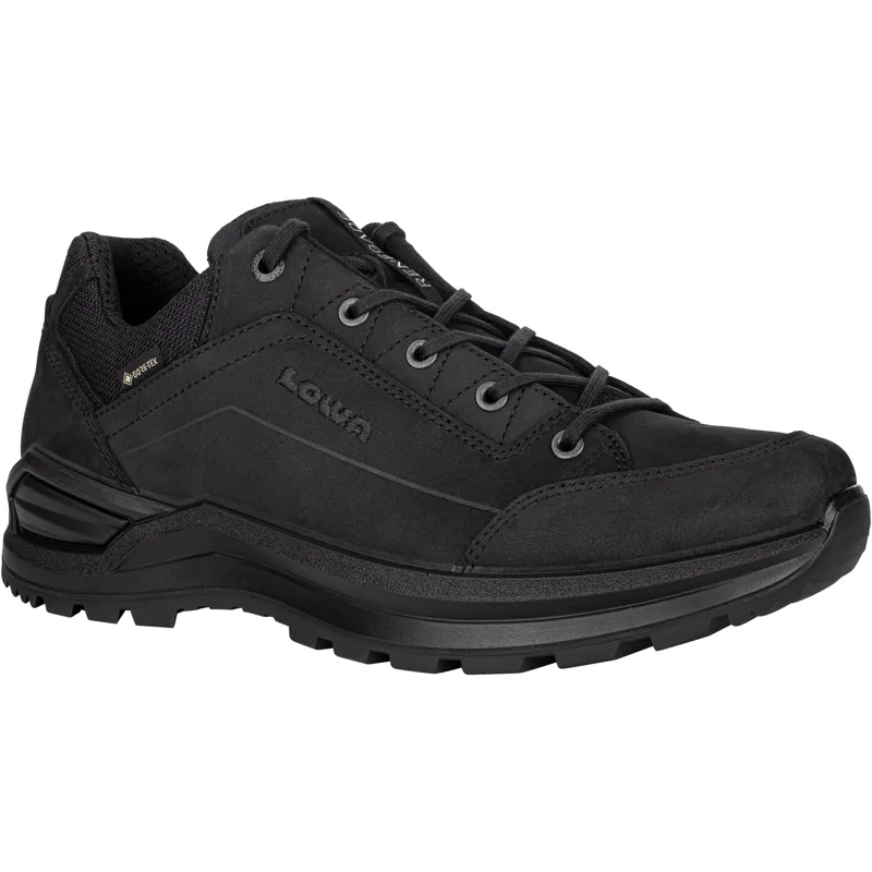 Lowa Mens Renegade Evo GTX Lo Shoes - Black-Black-1