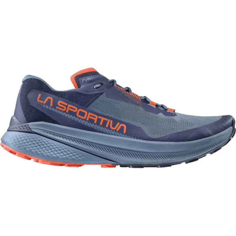 La Sportiva Mens Prodigio Trail Running Shoe - Hurricane-Deep Sea-1