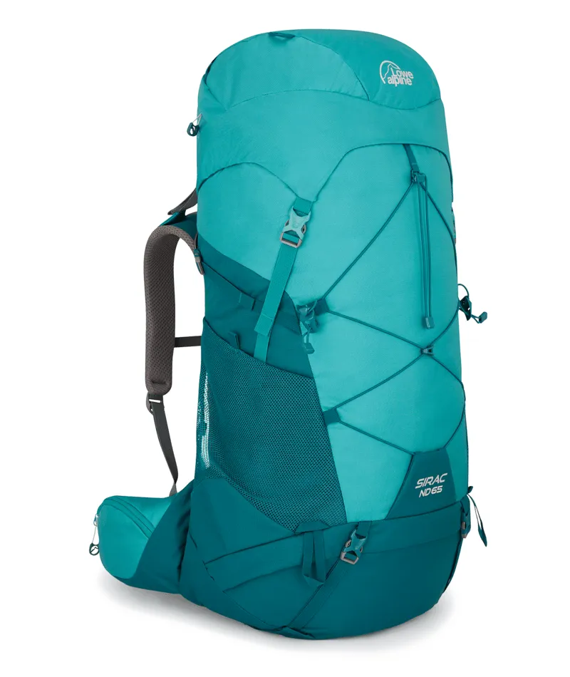 Lowe Alpine Womens Sirac ND65 Rucksack - Sagano Green-Storm Green