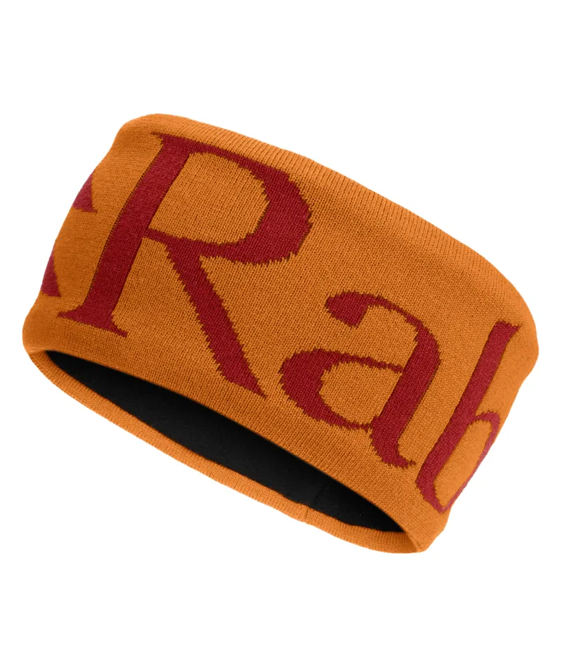 Rab Knitted Logo Headband - Marmalade