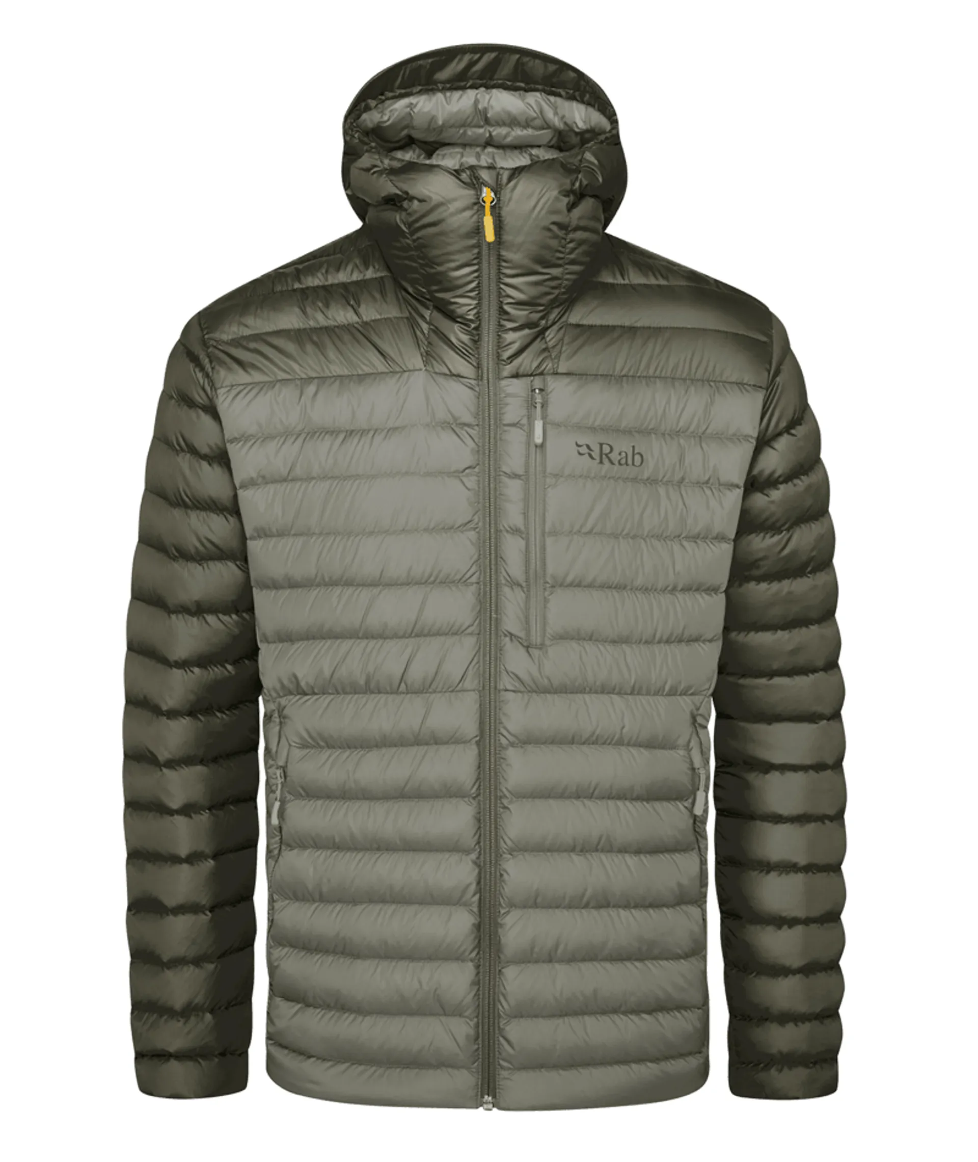 Rab Mens Microlight Alpine Jacket - Light Khaki-Stone