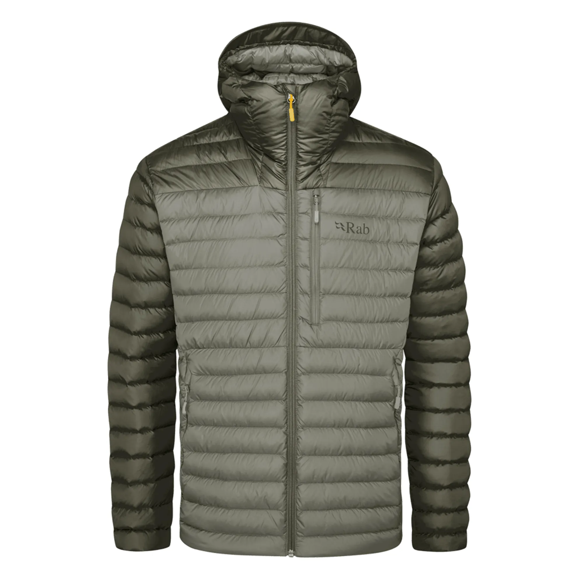 Rab Mens Microlight Alpine Jacket Light Khaki-Stone