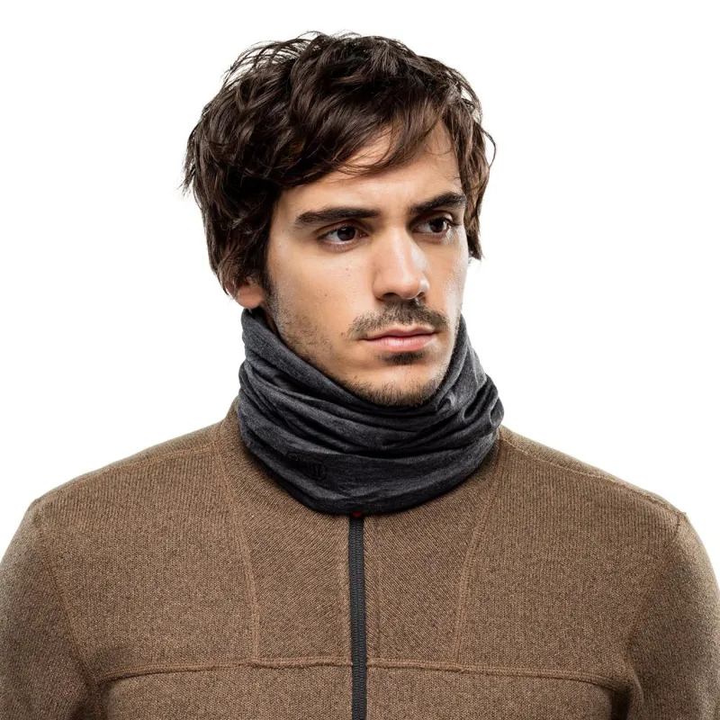Buff Lightweight Merino Wool Buff - Solid Grey-1