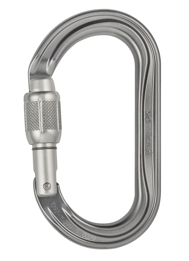 Petzl OK Oval Screwgate Carabiner