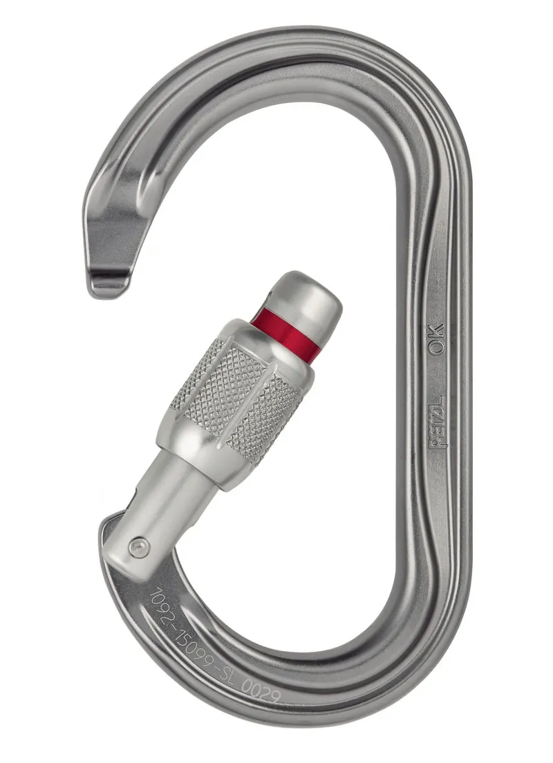 Petzl OK Oval Screwgate Carabiner-2