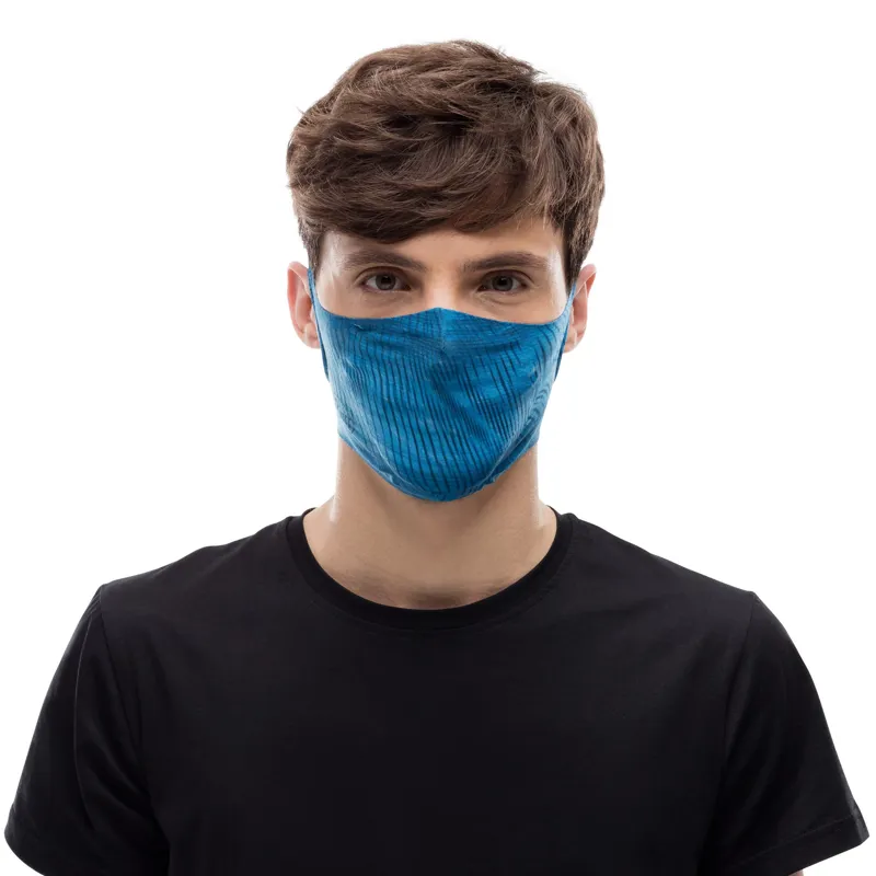 Buff Filter Face Mask - Keren Blue