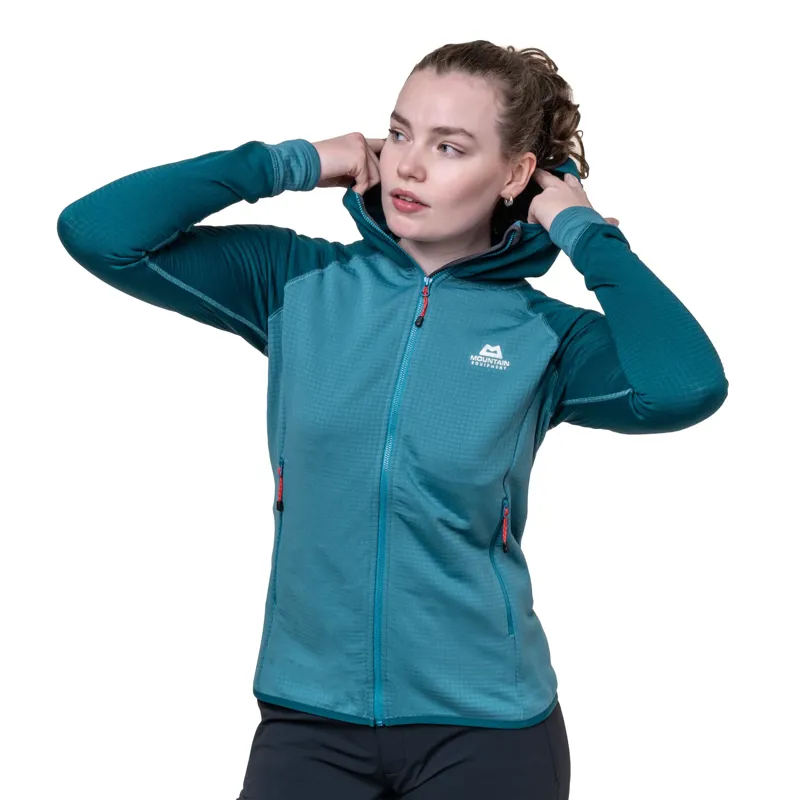 Mountain Equipment Womens Eclipse Hooded Jacket - Medieval Blue-6