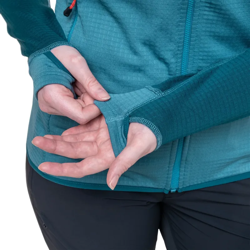 Mountain Equipment Womens Eclipse Hooded Jacket - Topaz-Medieval-9