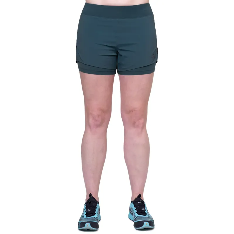 Mountain Equipment Womens Dynamo Twin Shorts - Bluefin-1