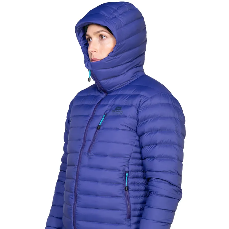 Mountain Equipment Womens Earthrise Hooded Jacket - Majolica Blue-4