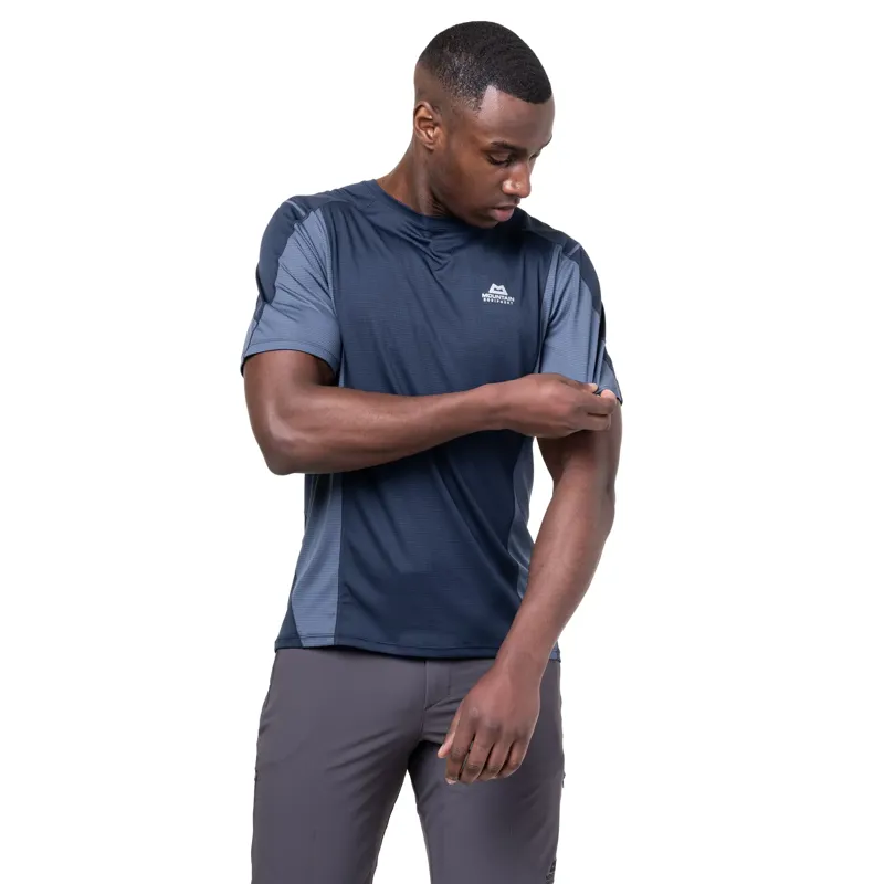 Mountain Equipment Mens Ignis Tee - Admiral-Atlantic-2