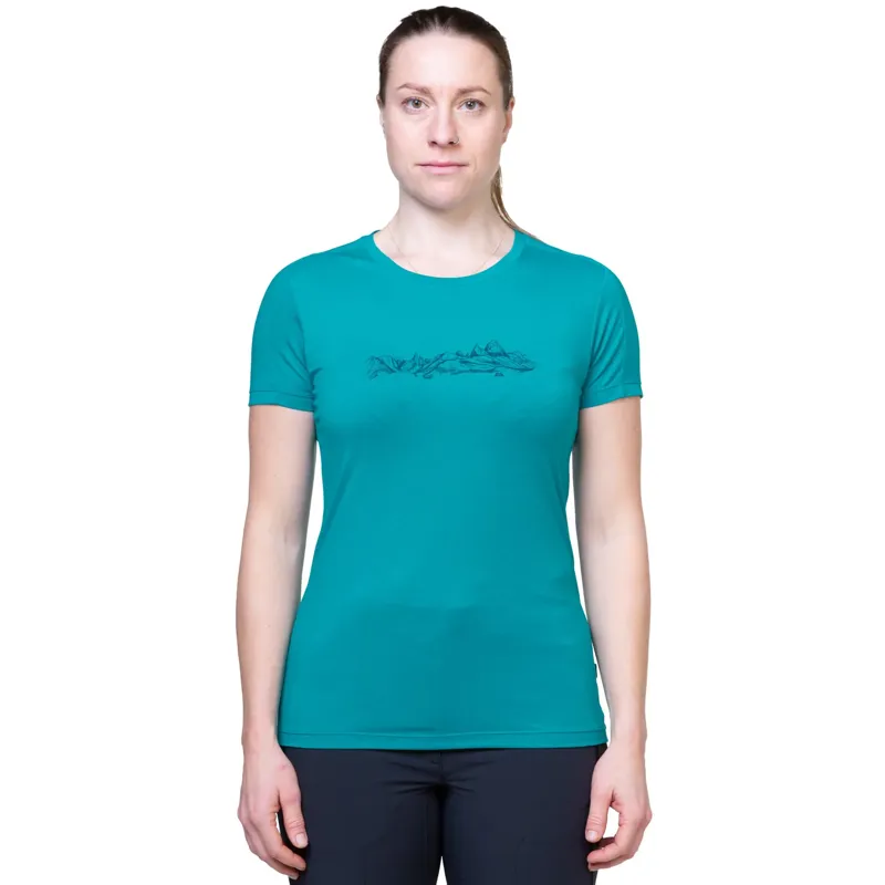 Mountain Equipment Womens Headpoint Skyline Tee - Amethyst-1