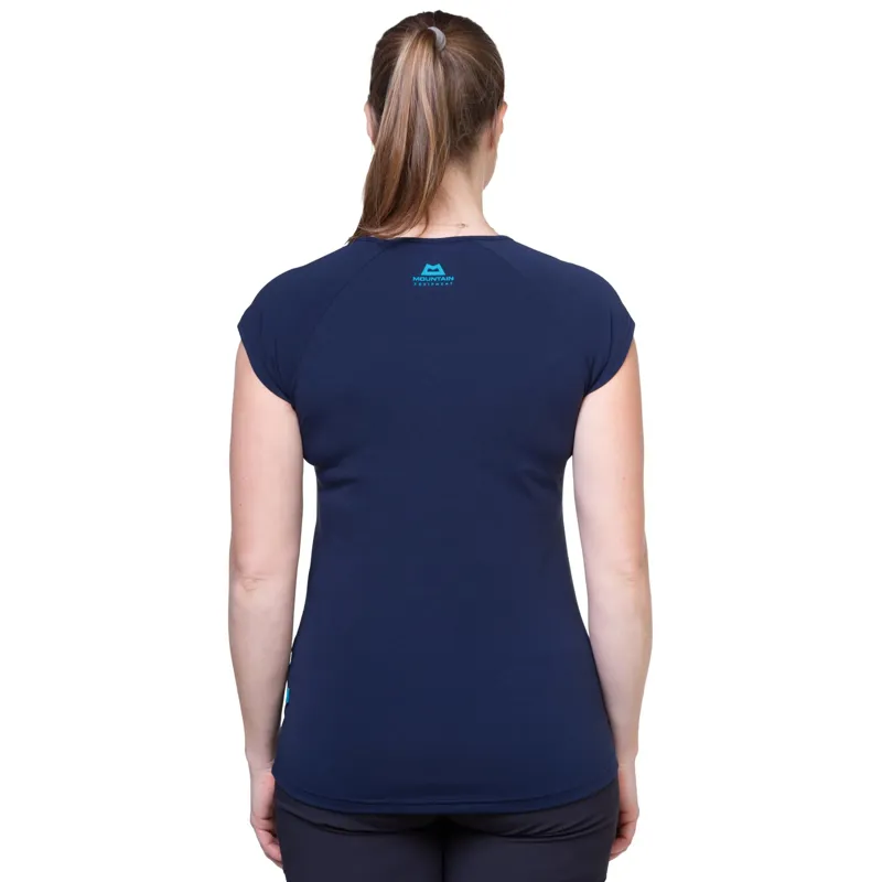 Mountain Equipment Womens Equinox Tee - Rosewood-1