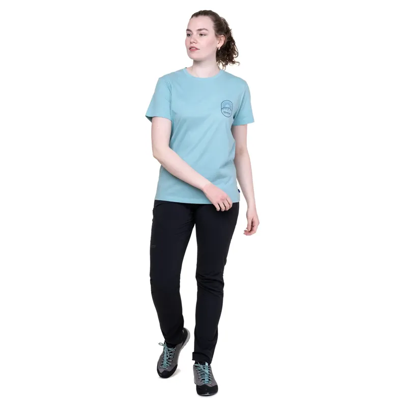 Mountain Equipment Womens Alpenglow Tee - Stellar Blue-3