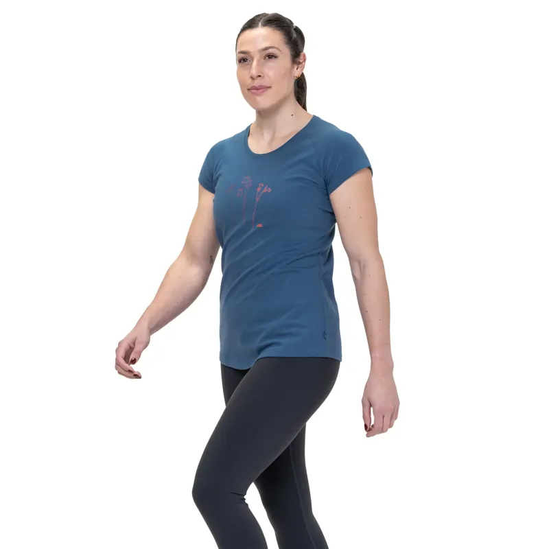 Mountain Equipment Womens Mountain Flower Tee - Sage-3