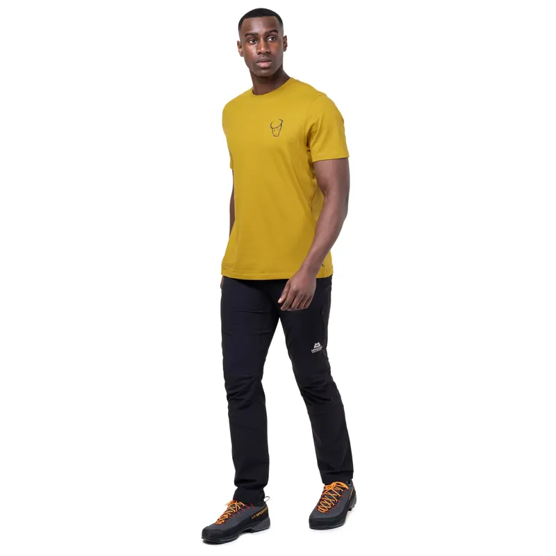 Mountain Equipment Mens Yorik On Wire Tee - Cactus-4