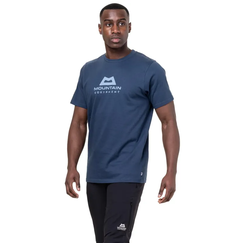 Mountain Equipment Mens Emblem Tee - Olive Oil-1