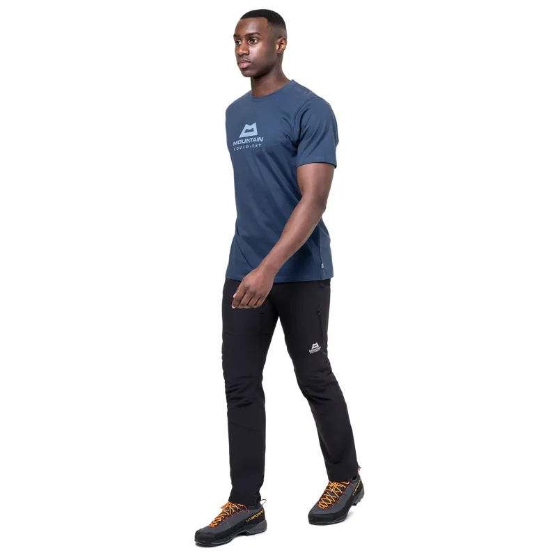 Mountain Equipment Mens Emblem Tee - Heritage Blue-2